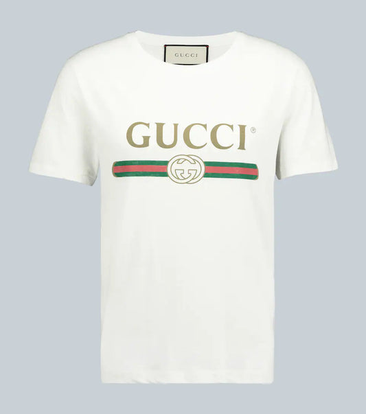 GUCCI Oversized cotton T-shirt with logo