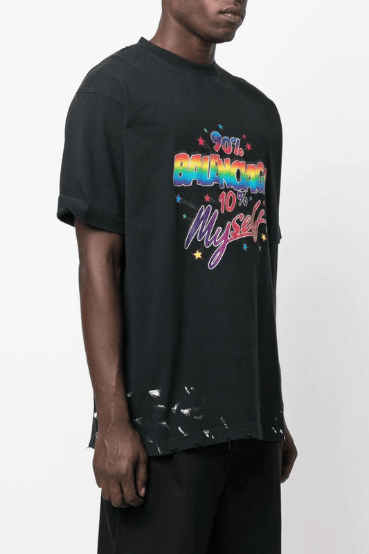 Balenciaga graphic logo-print T-shirt