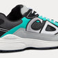 Dior B22 Anthracite Gray Mesh And Black & Green Low Top Sneakers