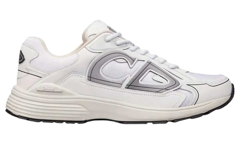 Dior B30 White Mesh And Technical Fabric Low Top Sneakers