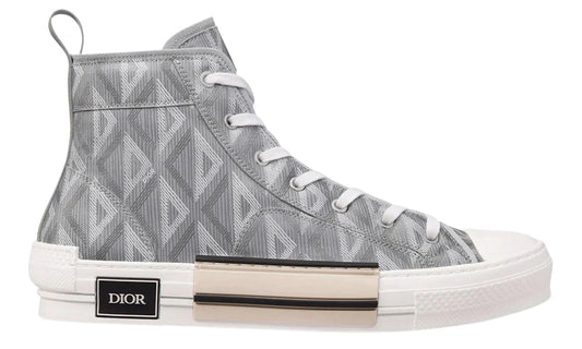 Dior B23 High-top Sneaker "Dior Gray Cd Diamond Canvas"