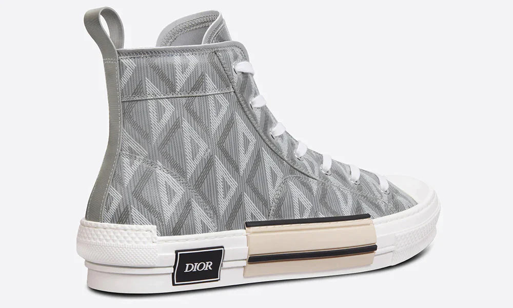 Dior B23 High-top Sneaker "Dior Gray Cd Diamond Canvas"