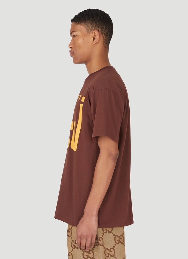 GUCCI 1921 T-Shirt in Brown