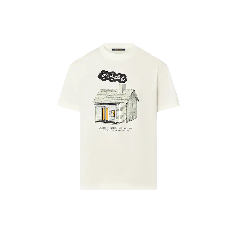 LV House Printed T-Shirt - Ready-to-Wear