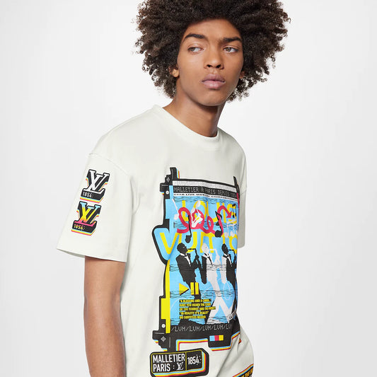 Louis Vuitton Jazz Flyers Short-Sleeved T-Shirt
