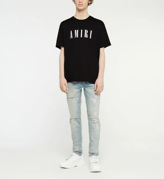 AMIRI — T-shirt droit coton signature